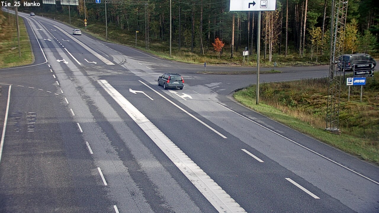 Kelikamera Hanko, Tie 25 Hyvinkäälle