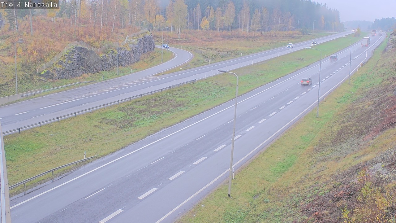 Kelikamera Mäntsälä, Tie 4 Helsinkiin