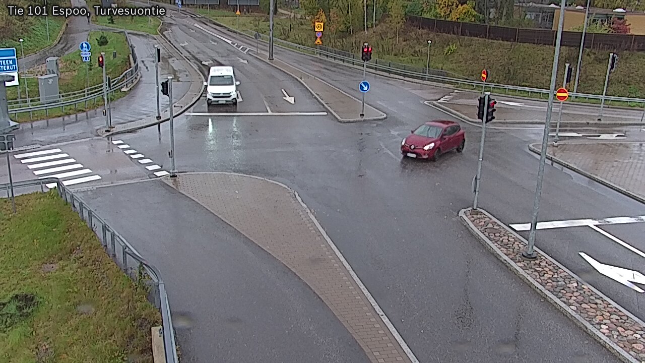 Kelikamera Espoo Turvesuontie, Turvesuontie - Laajalahteen
