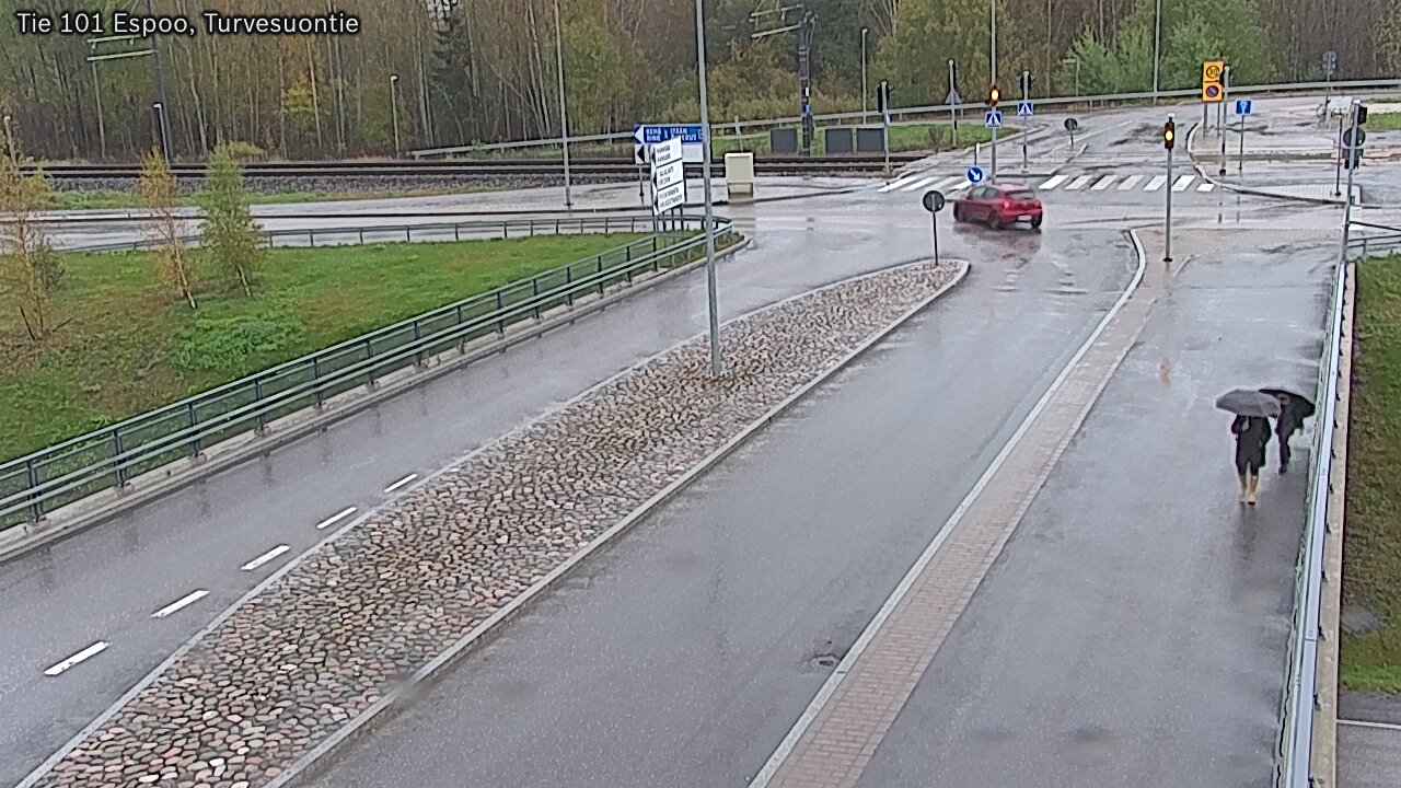 Kelikamera Espoo Turvesuontie, Sakkolantie - Laajarantaan