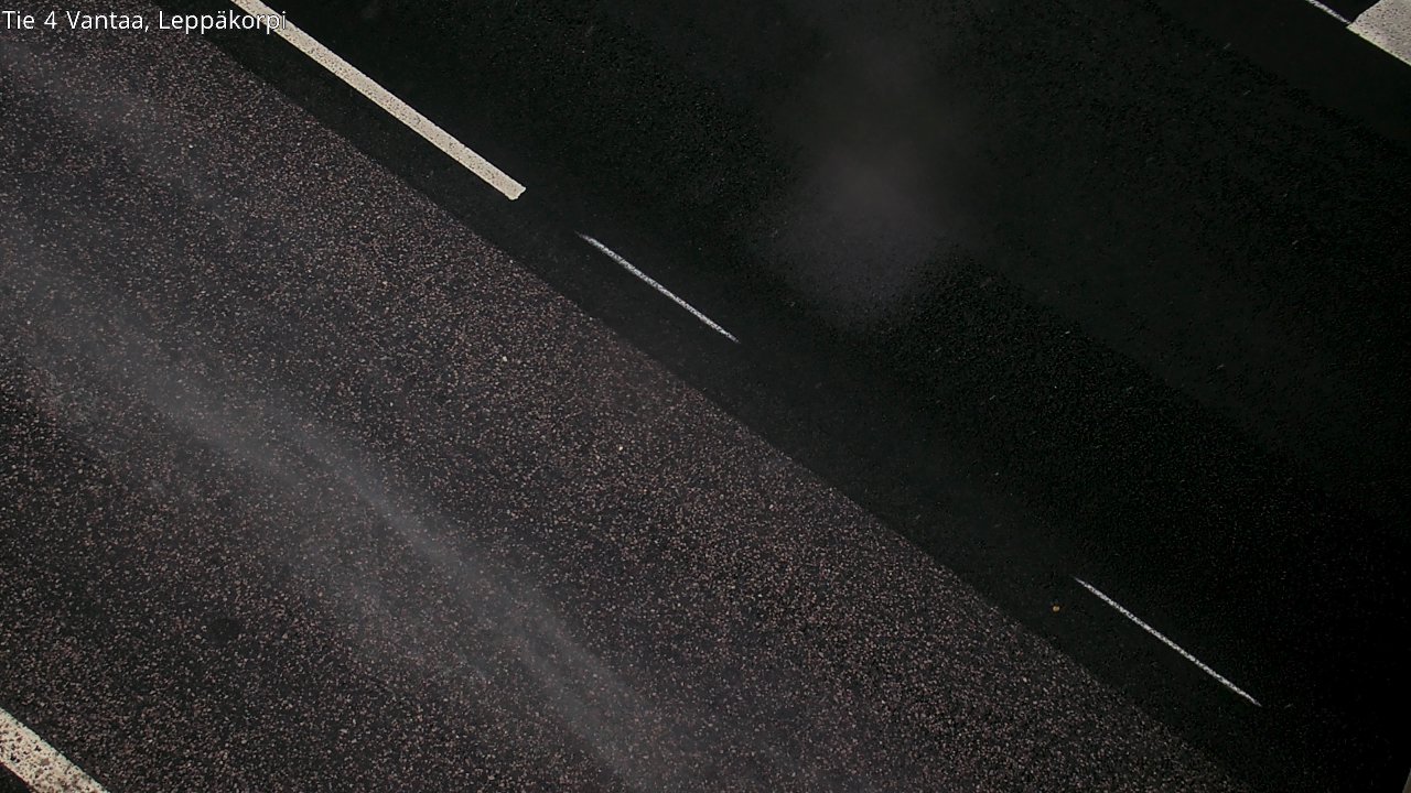 Kelikamera Vantaa Leppäkorpi, Tienpinta