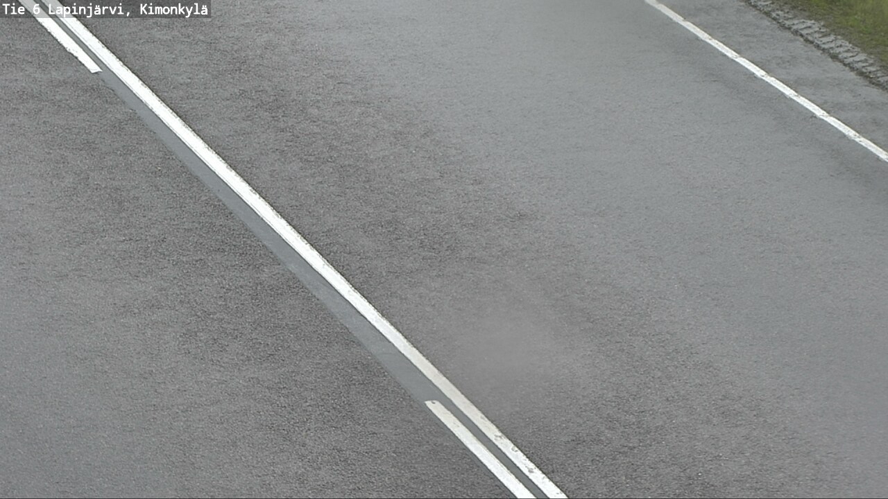 Kelikamera Lapinjärvi, Kimonkylä, Tienpinta