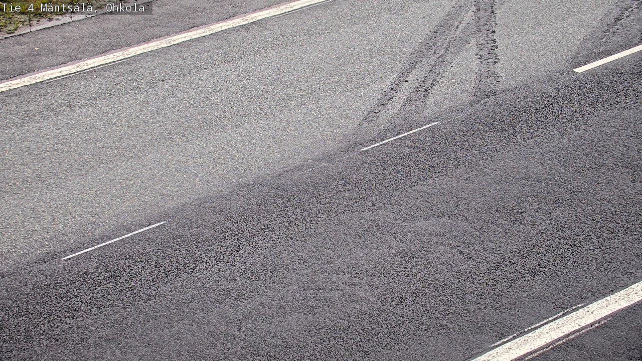 Kelikamera Mäntsälä, Ohkola, Tienpinta