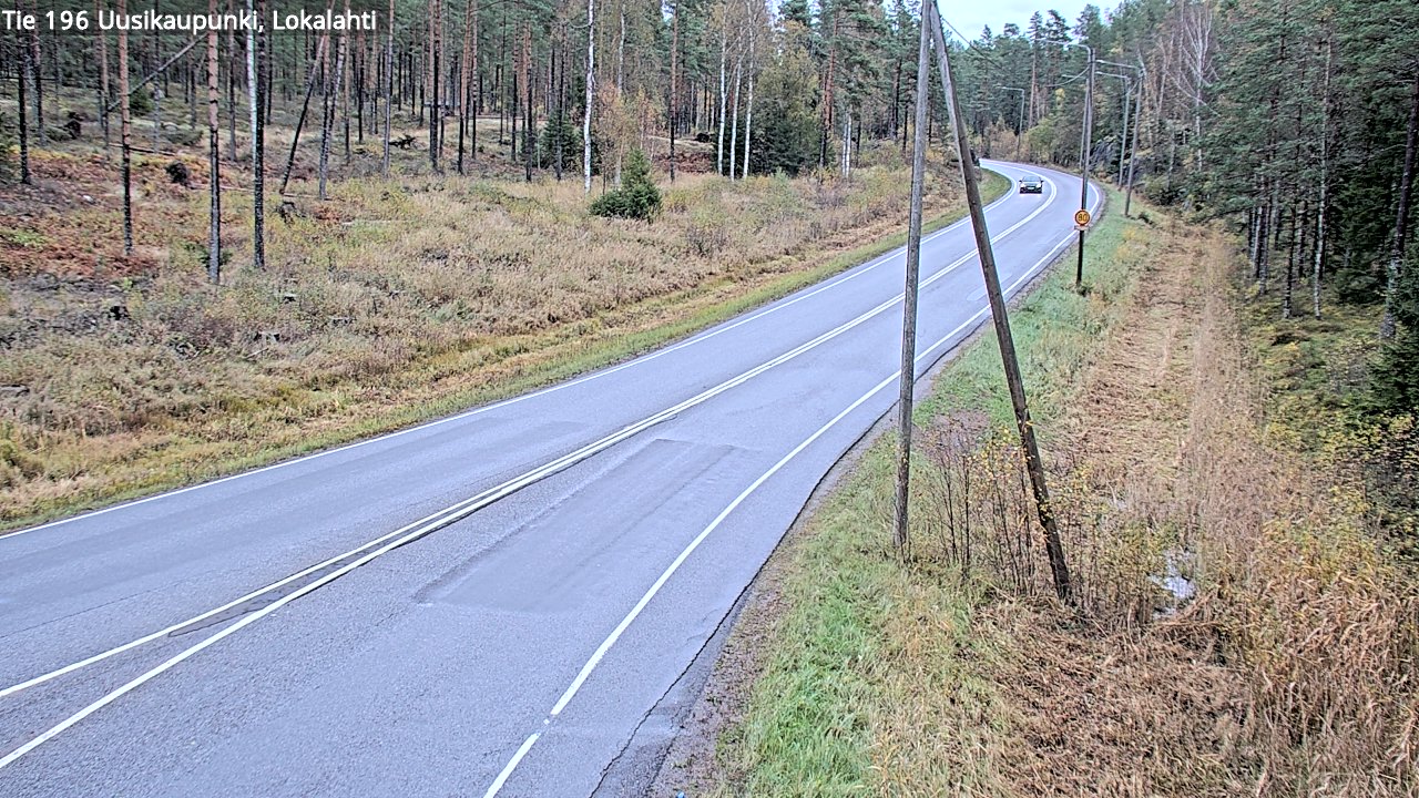 Kelikamera Uusikaupunki, Lokalahti, Tie 194 Vehmaalle