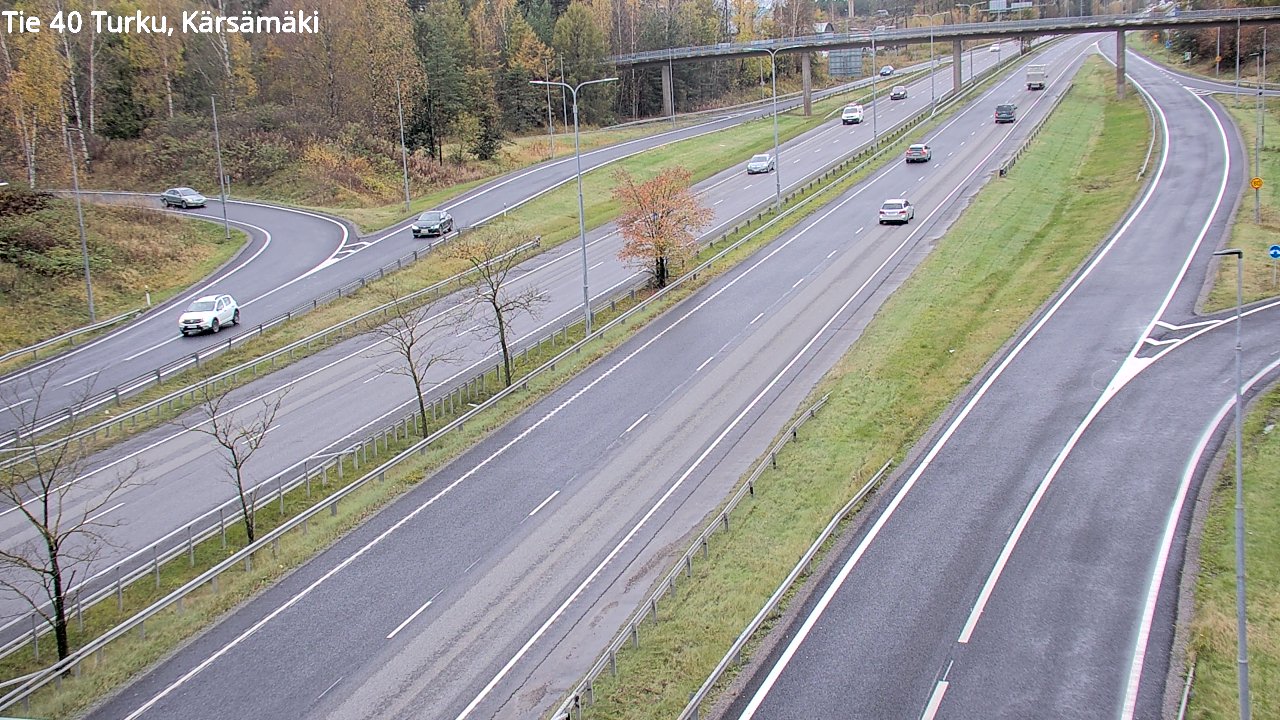 Kelikamera Turku, Kärsämäki, Tie 40 Naantaliin