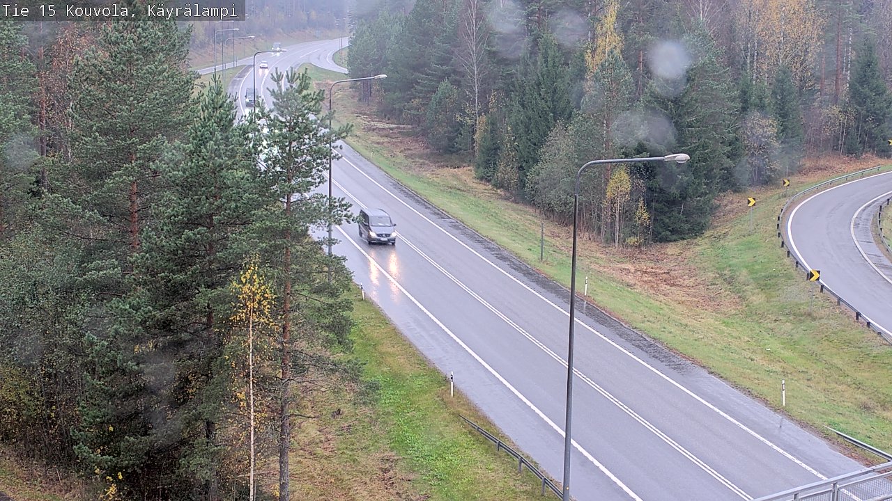 Kelikamera Kouvola, Käyrälampi, Tie 6 Helsinkiin