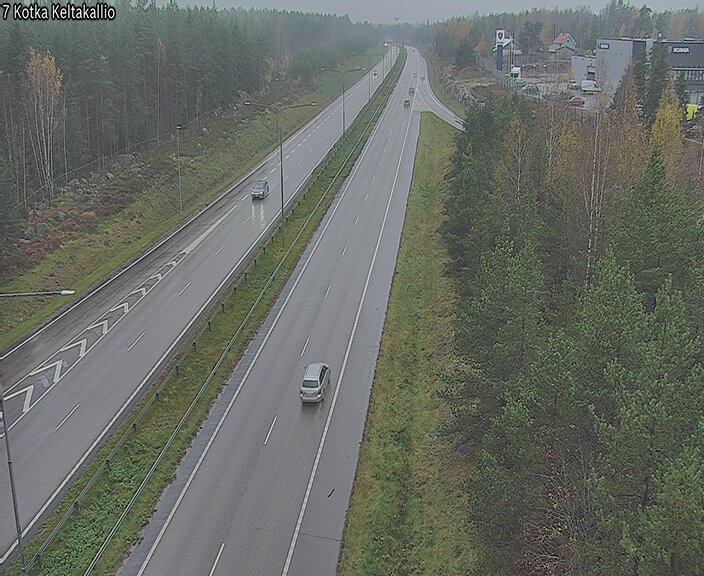 Kelikamera Kotka Keltakallio, Kotkaan