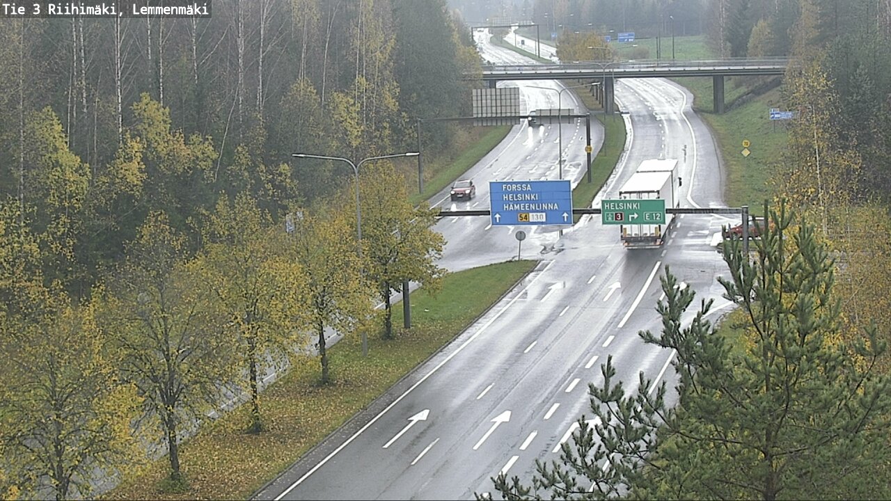 Kelikamera Riihimäki, Lemmenmäki, Tie 54 Turkuun