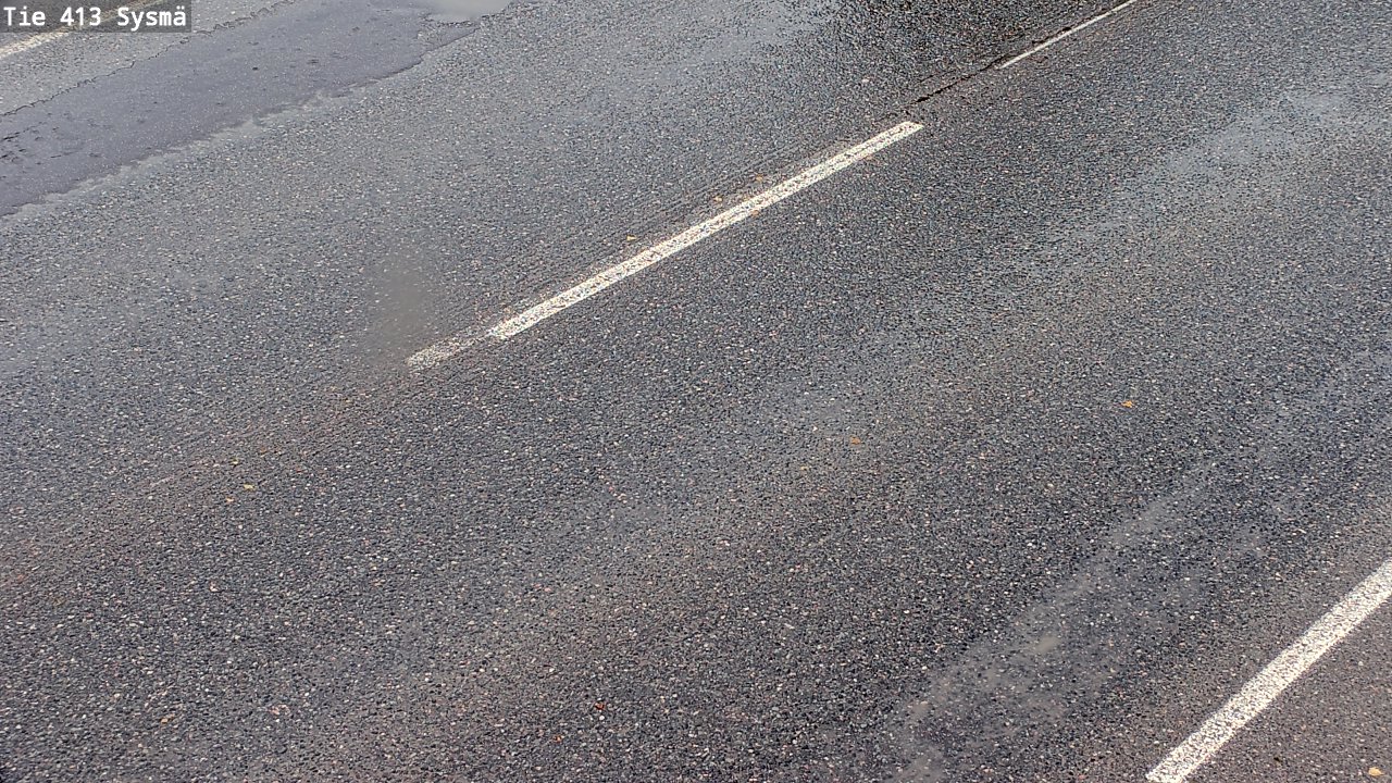 Kelikamera Sysmä, Koskue, Tienpinta