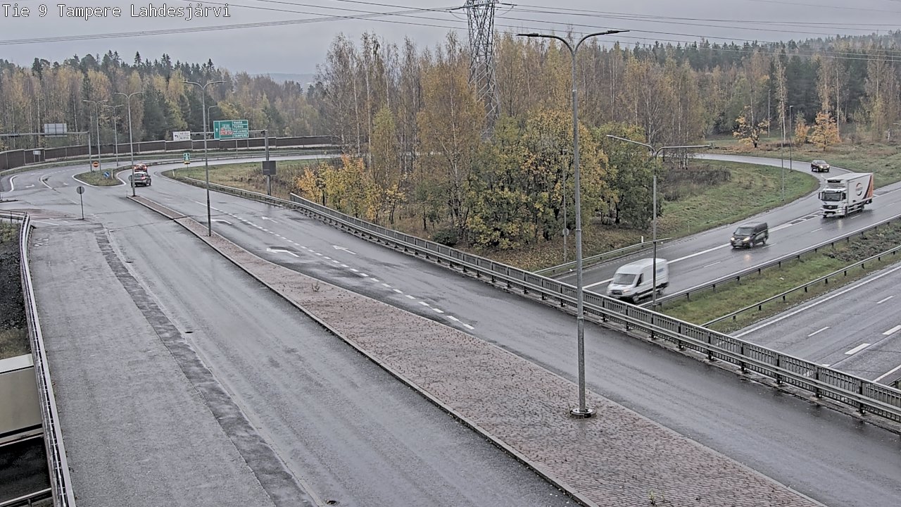 Kelikamera Tampere, Lahdesjärvi, Tie 43581 Rampit