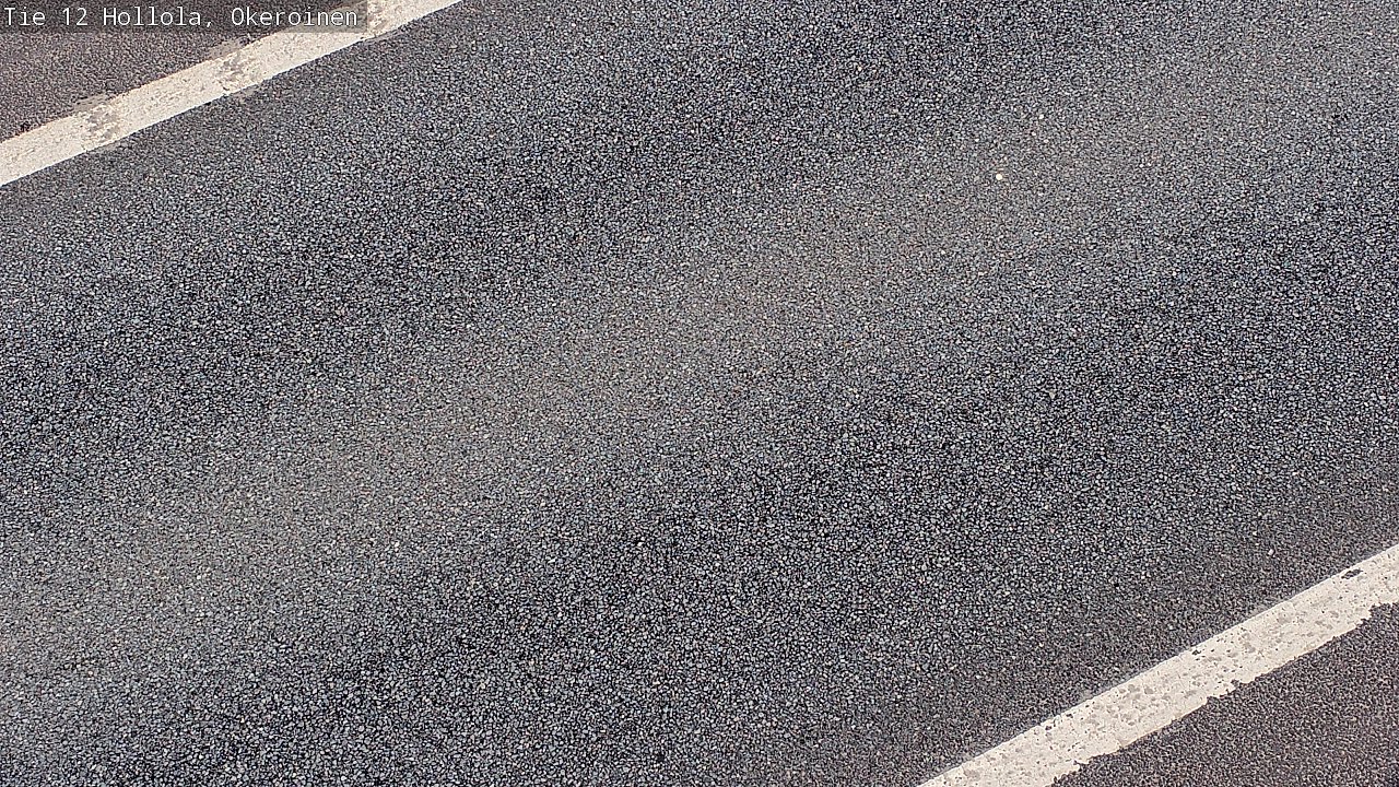 Kelikamera Hollola, Okeroinen, Tienpinta