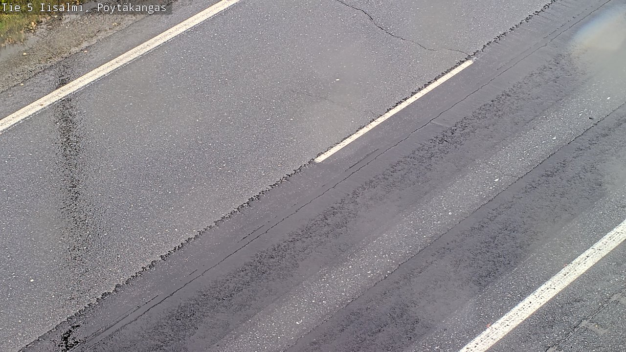 Kelikamera Iisalmi, Pöytäkangas, Tienpinta