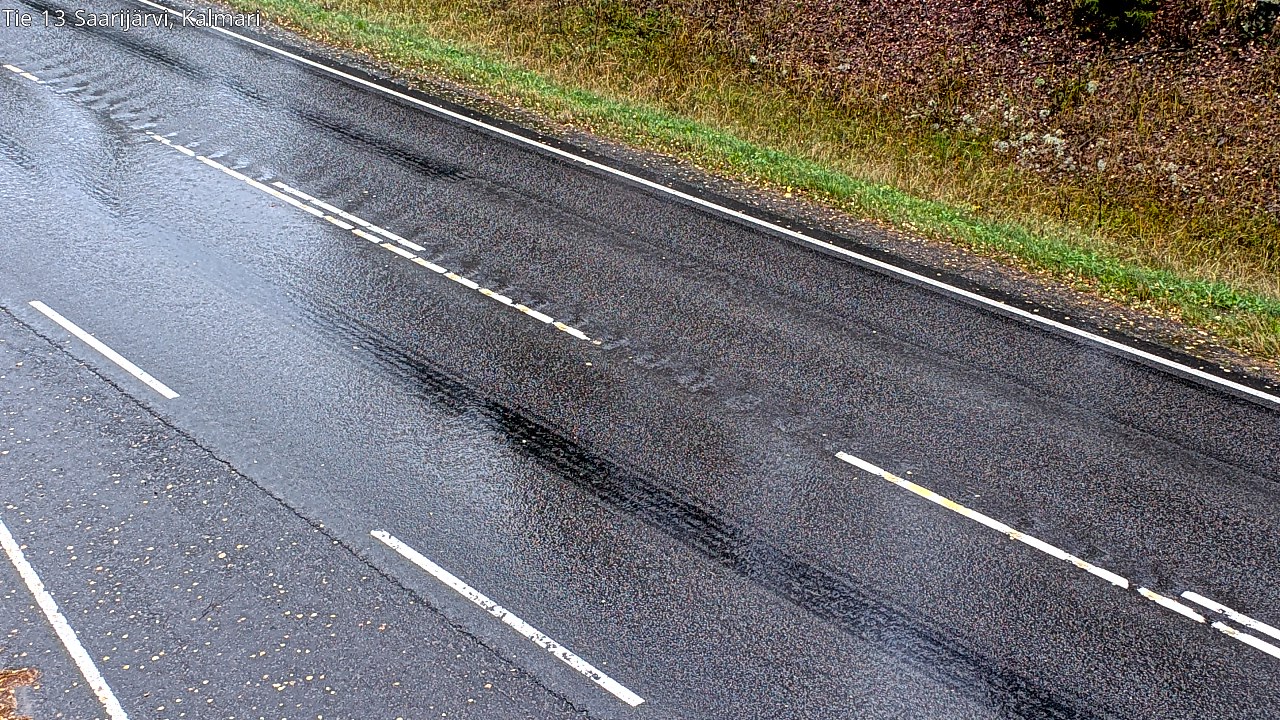 Kelikamera Saarijärvi, Kalmari, Tienpinta
