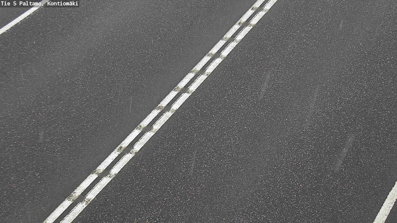 Kelikamera Paltamo, Kontiomäki, Tienpinta