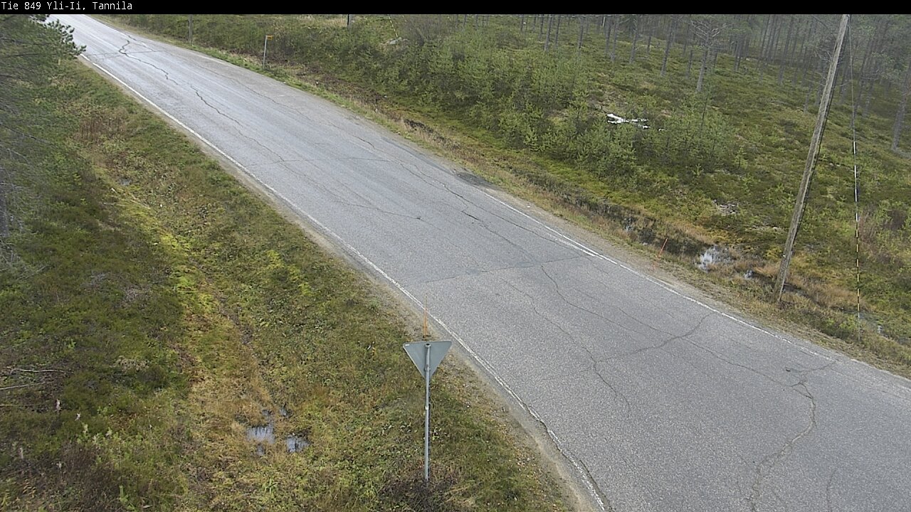 Kelikamera Yli-Ii, Tannila, Tie 855 Pudasjärvelle
