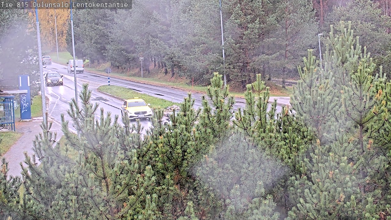 Kelikamera Oulunsalo, Lentokentäntie, Lentokentälle
