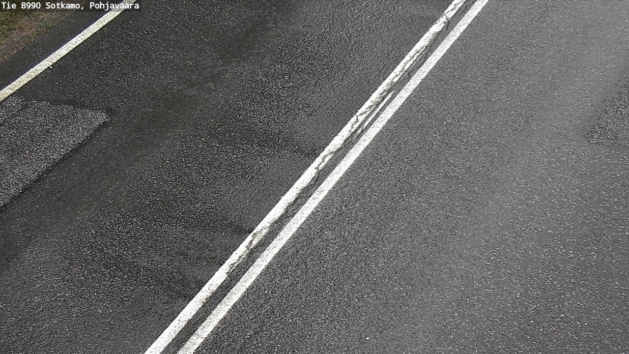 Kelikamera Sotkamo, Pohjavaara, Tienpinta