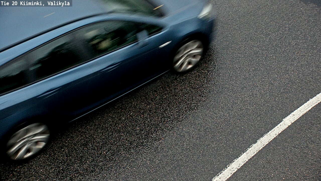 Kelikamera Oulu Kiiminki, Välikylä, Tienpinta