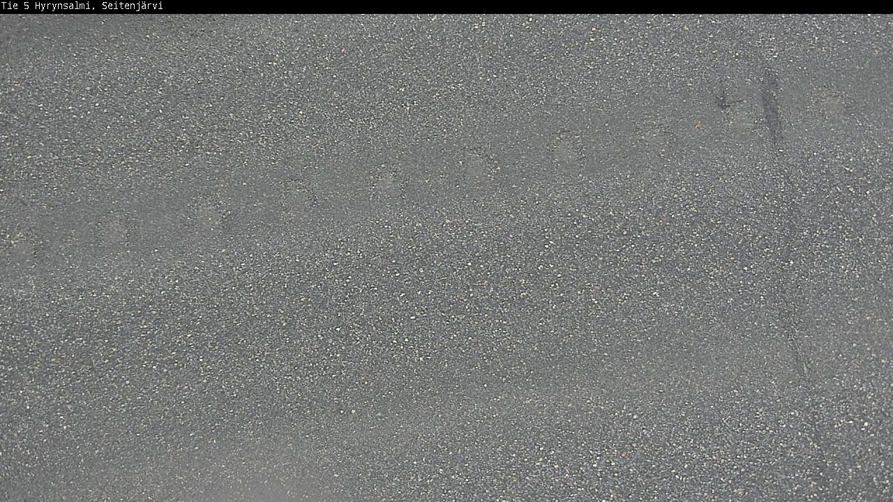 Kelikamera Hyrynsalmi, Seitenjärvi, Tienpinta