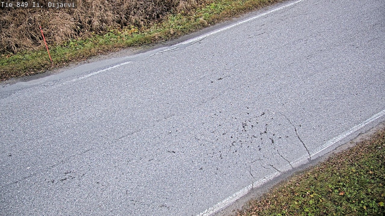 Kelikamera st849 Ii Oijärvi, Tienpinta