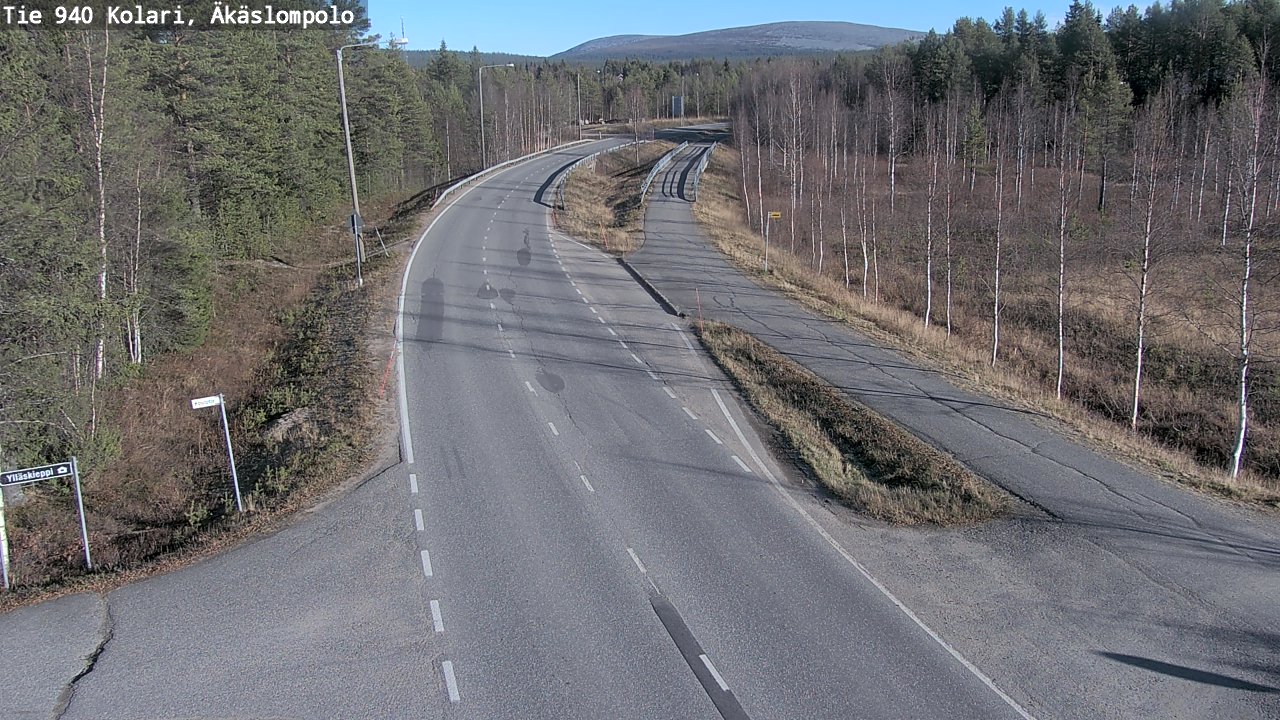 Kelikamera Kolari, Äkäslompolo, Muotkavaaraan (pohjoiseen)