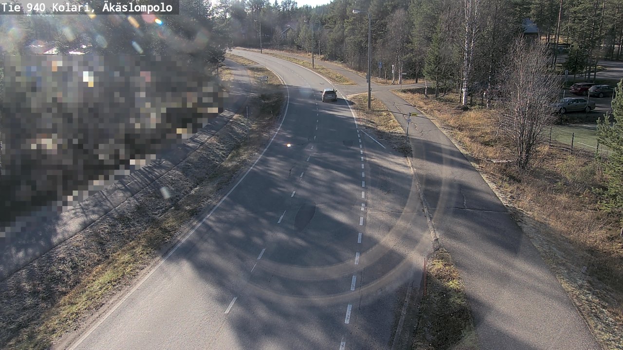 Kelikamera Kolari, Äkäslompolo, Kolariin (etelään)