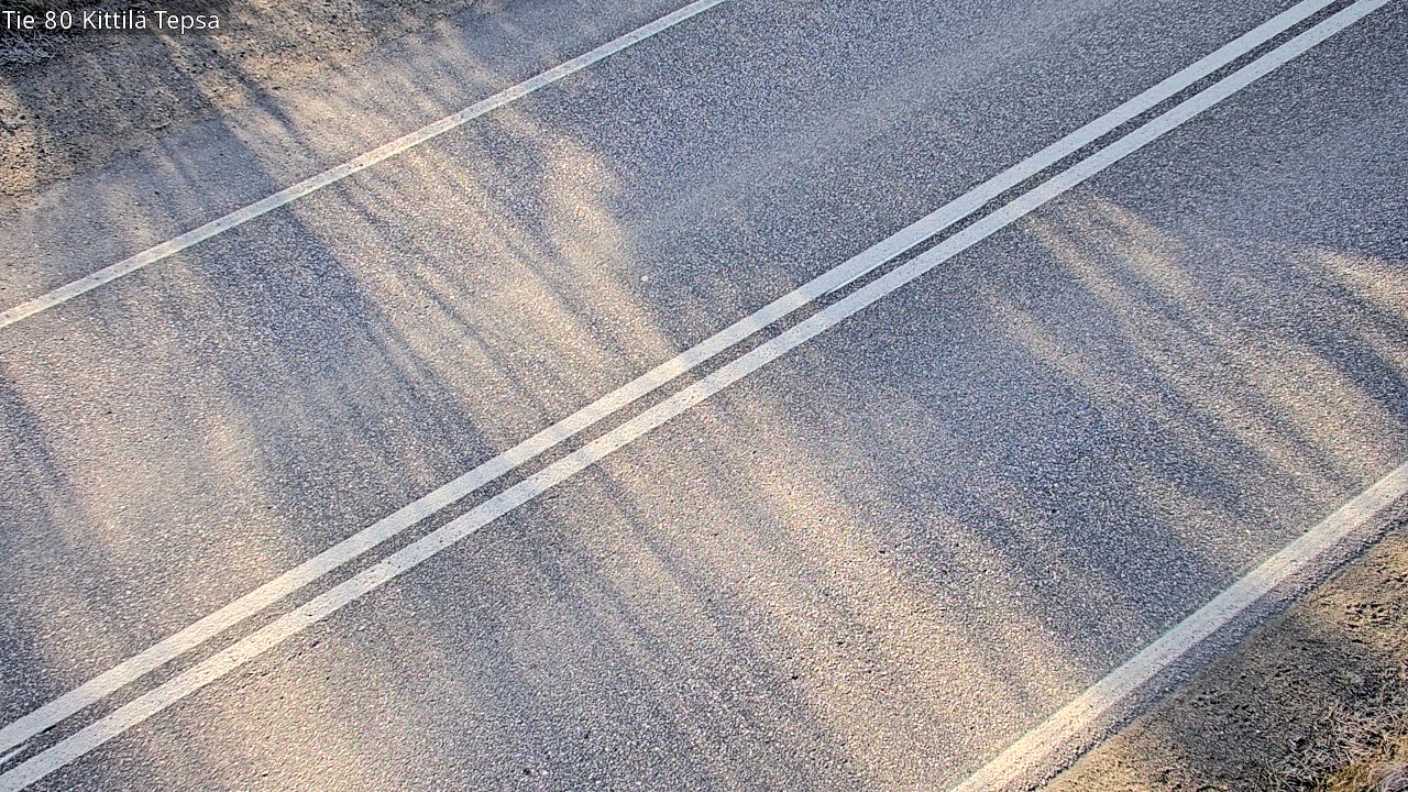 Kelikamera Kittilä, Tepsa, Tienpinta