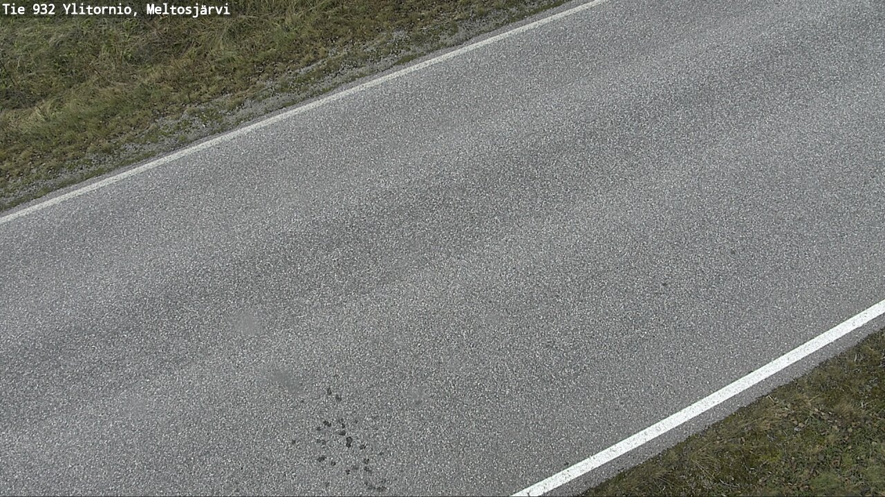Kelikamera Ylitornio, Meltosjärvi, Tienpinta