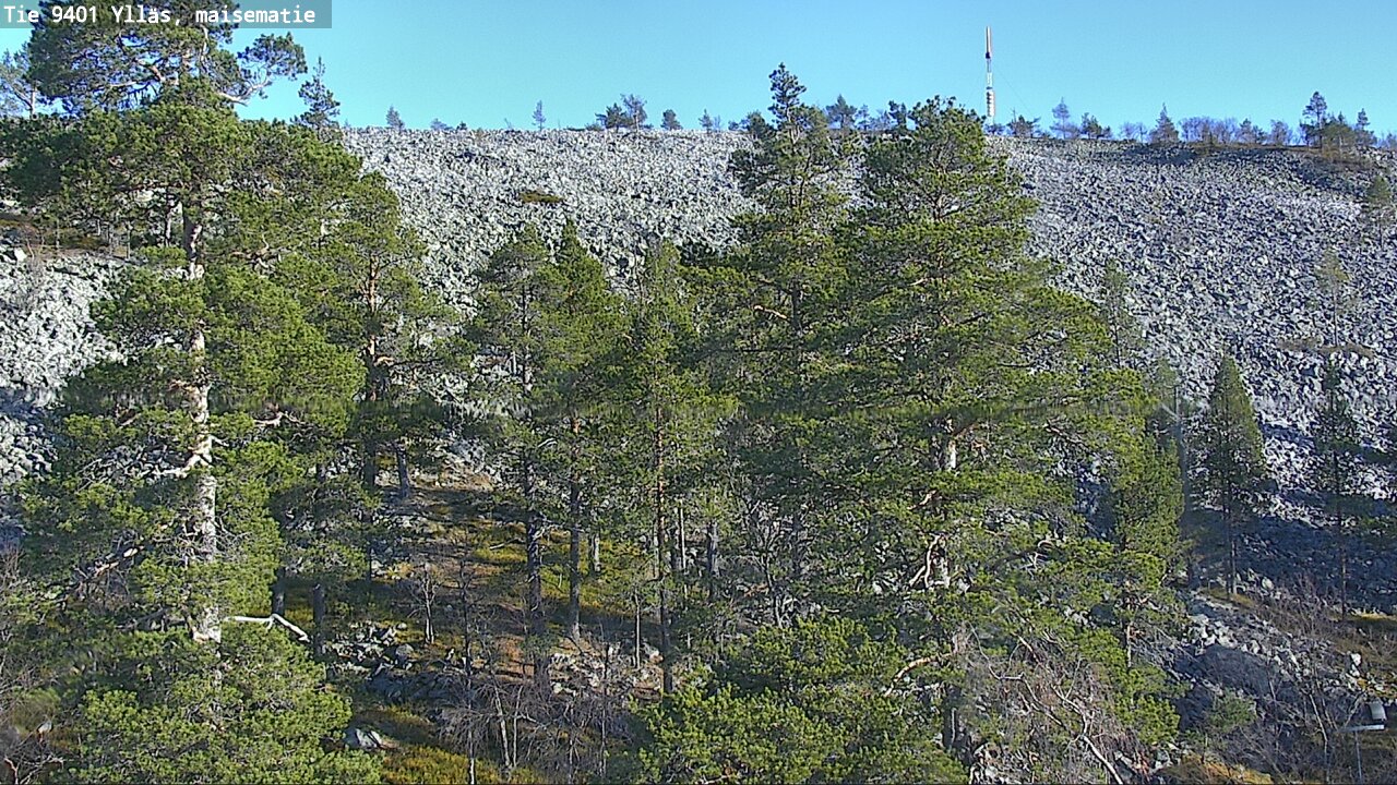 Kelikamera Kolari, Ylläs maisematie, Ylläksen maisematien rinne