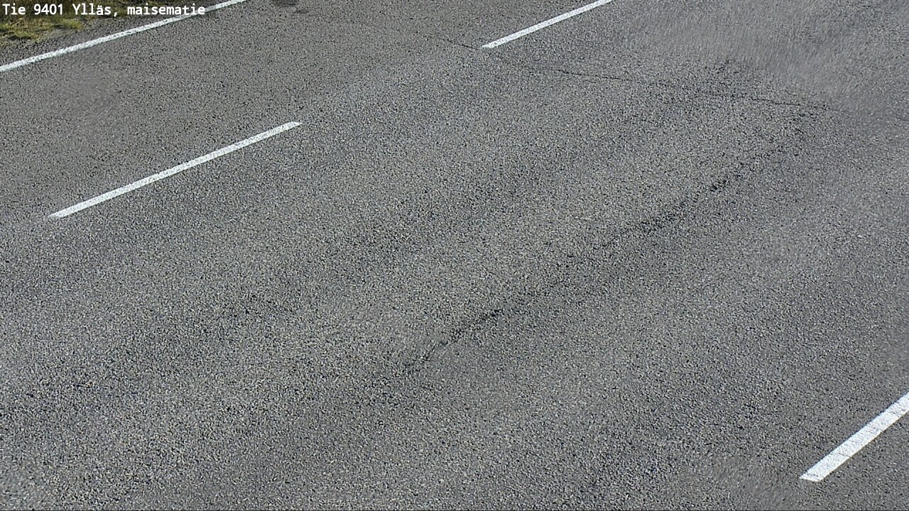 Kelikamera Kolari, Ylläs maisematie, Tienpinta