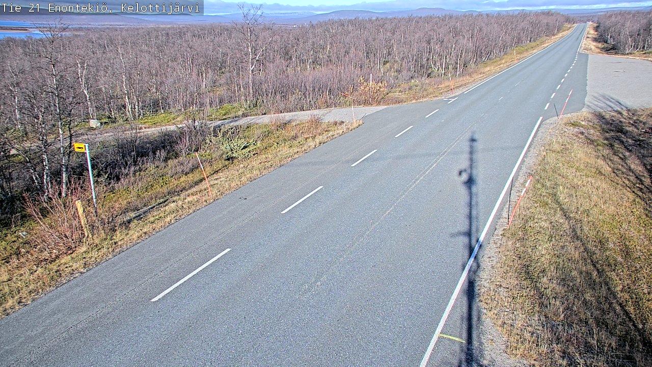 Kelikamera Enontekiö, Kelottijärvi, Kilpisjärvelle