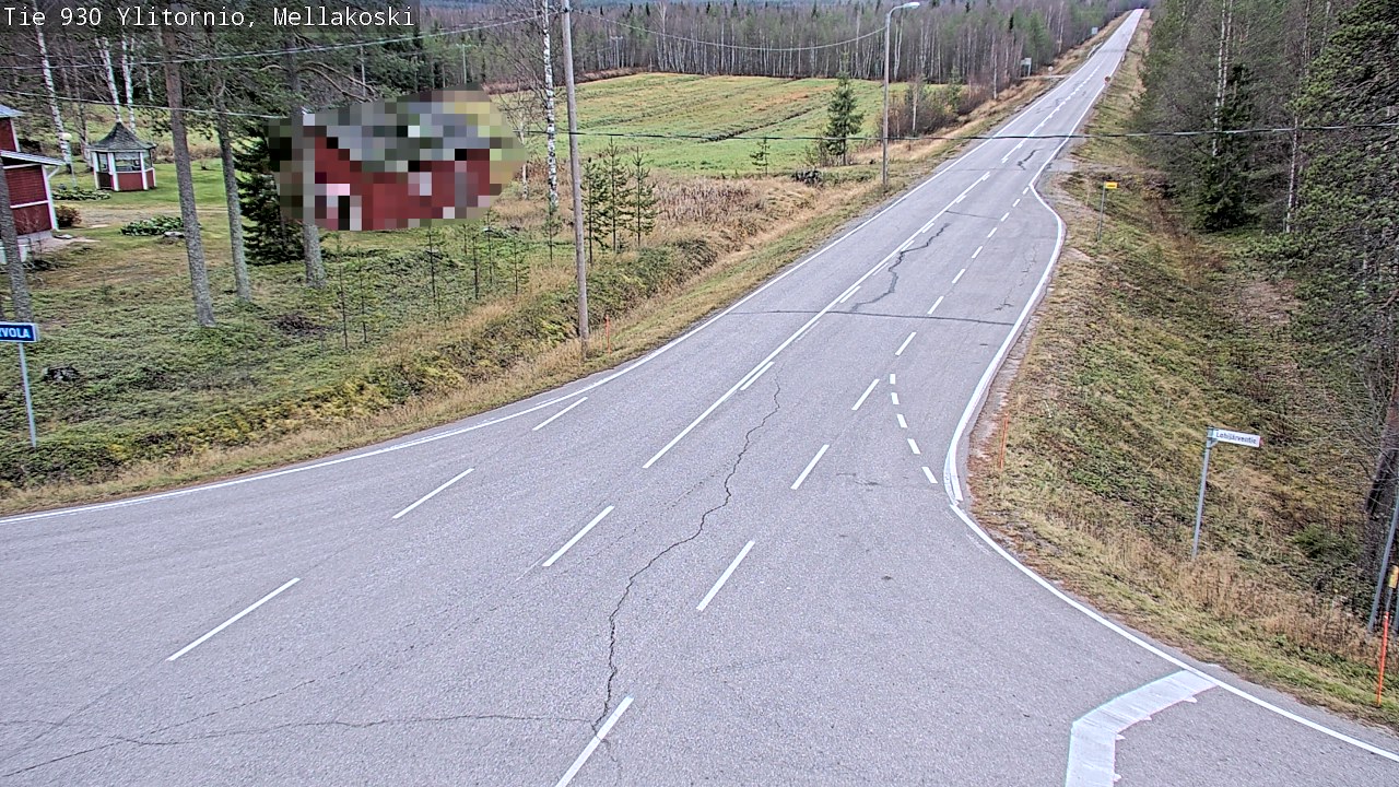 Kelikamera Ylitornio, Mellakoski, tie 930 Aavasaksaan