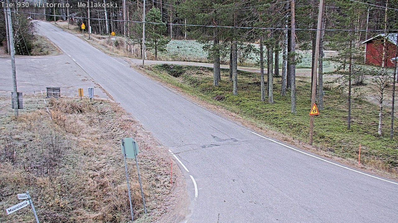 Kelikamera Ylitornio, Mellakoski, tie 929 Tervolaan